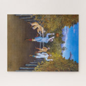 Het Football speelt | Henri Rousseau | Legpuzzel (Horizontaal)