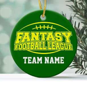 Het Football van de fantasie - de Grappige Gift Keramisch Ornament