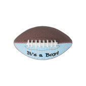 Het Football van de Jongen Blue Baby Gender Announ (Voorkant)