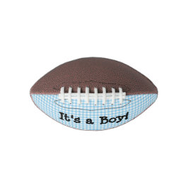 Het Football van de Jongen Blue Baby Gender Announ
