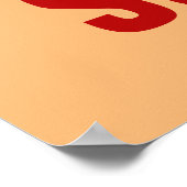 Het Football van het succes Motivatie Inspirerend  Poster (Hoek)