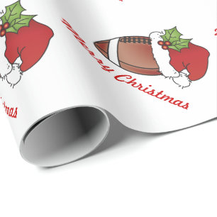 Het Football van Kerstmis Cadeaupapier