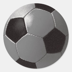 Het footballspel ronde sticker