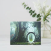 Het Forest Portal Fantasy Art Briefkaart (Staand voorkant)