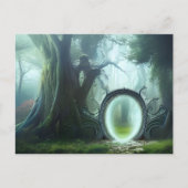Het Forest Portal Fantasy Art Briefkaart (Voorkant)