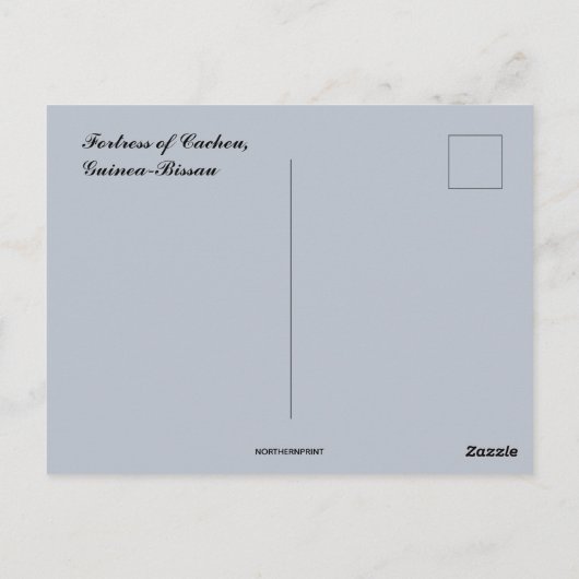 Het fort van Cacheu Guinee-Bissau Briefkaart (Achterkant)