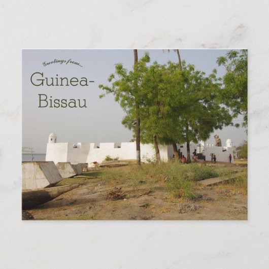 Het fort van Cacheu Guinee-Bissau Briefkaart (Voorkant)
