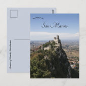 Het fort van Guaita San Marino Briefkaart (Voorkant / Achterkant)