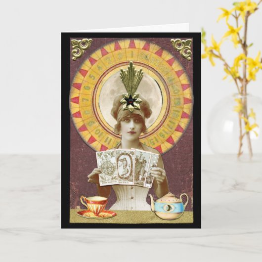 Het Fortuin van de verjaardag Kaart (Gele Bloem)