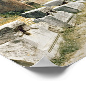 Het forum met de bergen op de achtergrond poster (Hoek)
