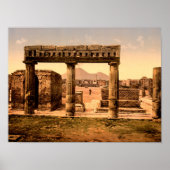 Het Forum Pompeii Italië Poster (Voorkant)