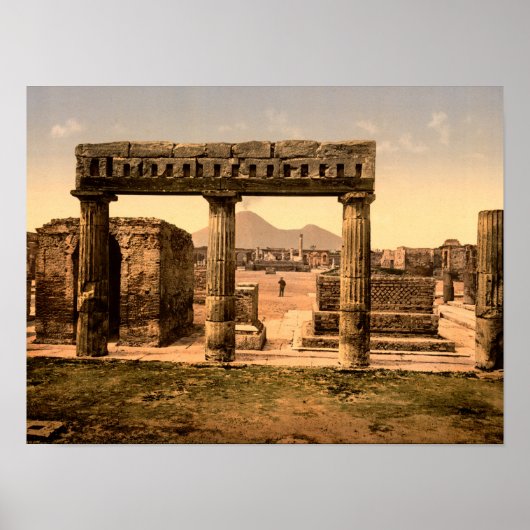 Het Forum Pompeii Italië Poster (Voorkant)