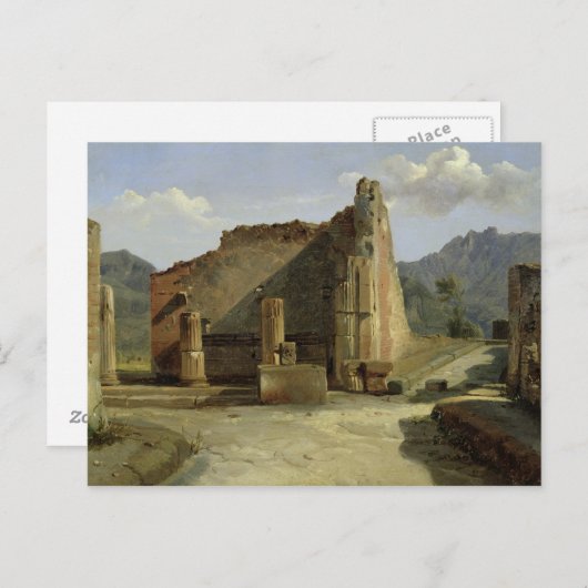 Het Forum van Pompeii Briefkaart (Voorkant / Achterkant)