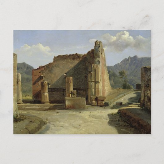 Het Forum van Pompeii Briefkaart (Voorkant)