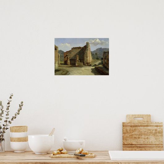 Het Forum van Pompeii Poster (Keuken)