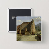 Het Forum van Pompeii Vierkante Button 5,1 Cm (Voorkant /achterkant)