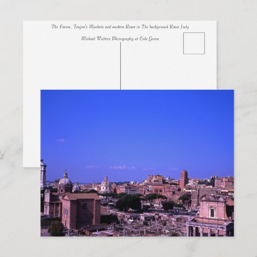 Het Forum van Rome Briefkaart (Voorkant / Achterkant)