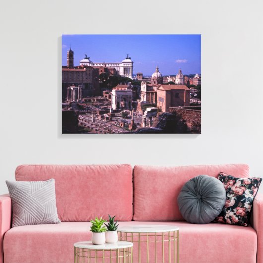 Het Forum van Rome Canvas Afdruk (Insitu (Woonkamer))