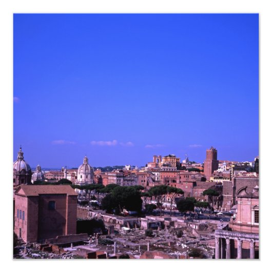 Het Forum van Rome Foto Afdruk (Voorkant)