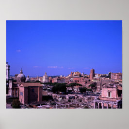 Het Forum van Rome Poster