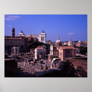 Het Forum van Rome Poster