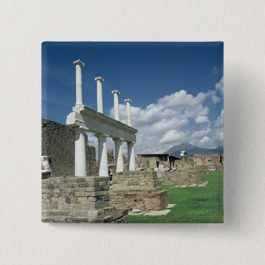 Het forum vierkante button 5,1 cm (Voorkant)