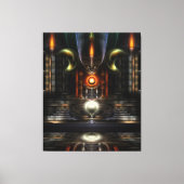 Het fractale schilderschilderwerk van de Throne Ro Canvas Afdruk (Voorkant)