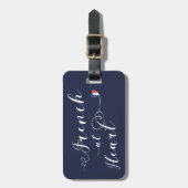 Het Frans bij de Sjabloon van het Bagagelabel van (Voorkant verticaal)
