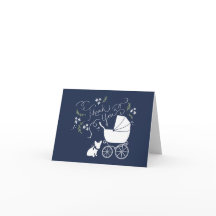 Het Franse Baby shower van de Buldog dankt u