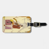 Het Franse Bagagelabel Art Deco (Voorkant horizontaal)