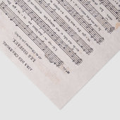 Het Franse blad Muziek de ontkoppeling van vogels Tissuepapier (Detail)