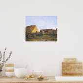 Het Franse Boerderij van Charles-François Daubigny Poster (Keuken)