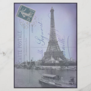 Het Franse Briefkaart van de Paris World