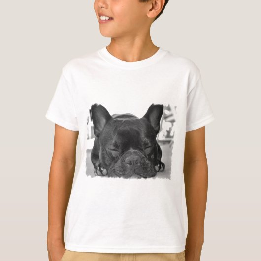 Het Franse Bulldog Girl's T-Shirt (Voorkant)