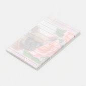 Het Franse Bulldog Post merkt 4x6 pad op Post-it® Notes (Schuin)