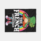 Het Franse kabouter St. Patrick's Day kostuum Fleece Deken (Voorkant (Horizontaal))