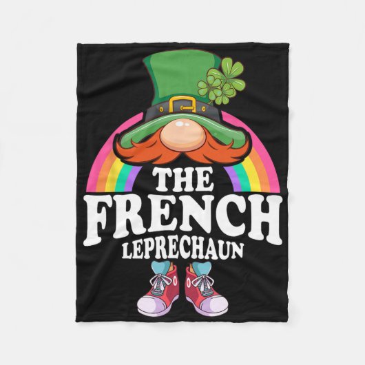 Het Franse kabouter St. Patrick's Day kostuum Fleece Deken (Voorkant)