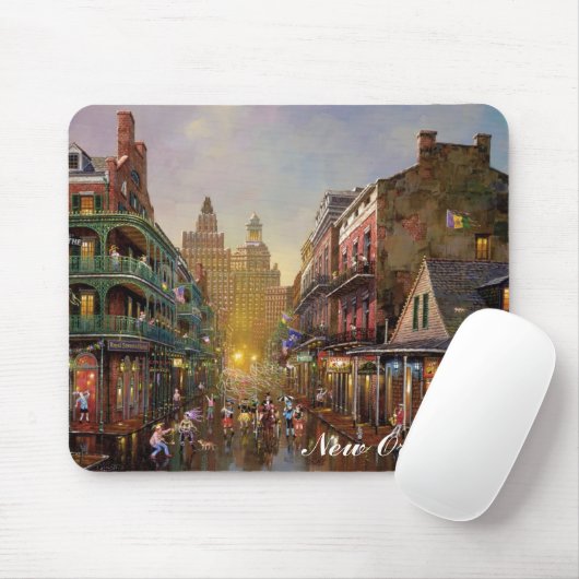 Het Franse kwartaal Muismat (Met muis)