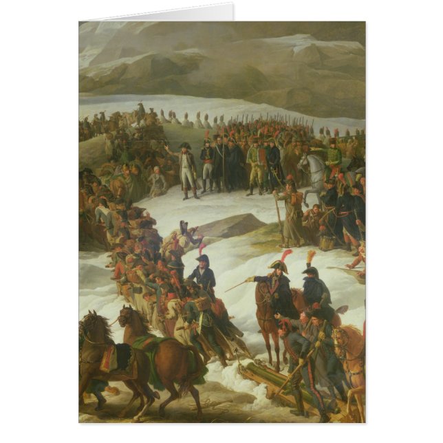 Het Franse leger kruist de Sint Bernard Pass (Voorkant)