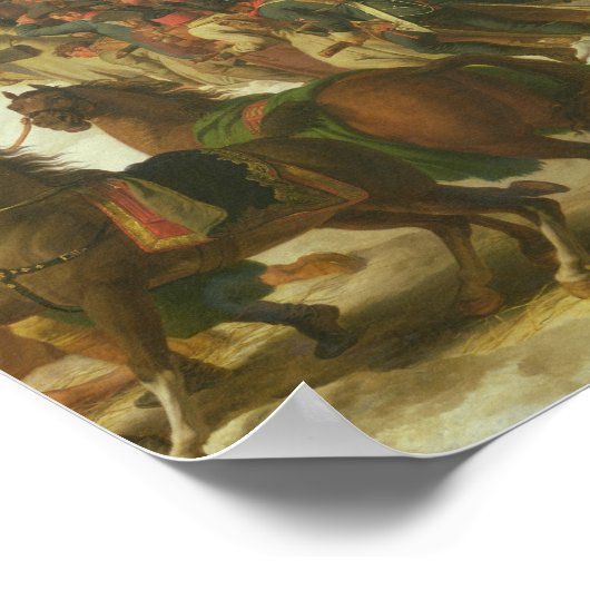 Het Franse leger kruist de Sint Bernard Pass Poster (Hoek)