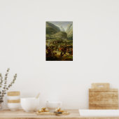 Het Franse leger reisde naar St. Bernard Pass Poster (Keuken)