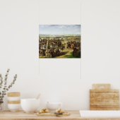 Het Franse leger trekt de Rosbach-kolom naar bened Poster (Keuken)