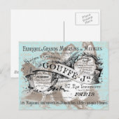 Het Franse Meubilair van de Kip Briefkaart (Voorkant / Achterkant)
