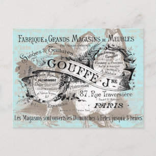 Het Franse Meubilair van de Kip Briefkaart