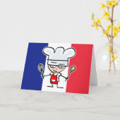 Het Franse ontwerp van het Wenskaart van de Kaart (Gele Bloem)