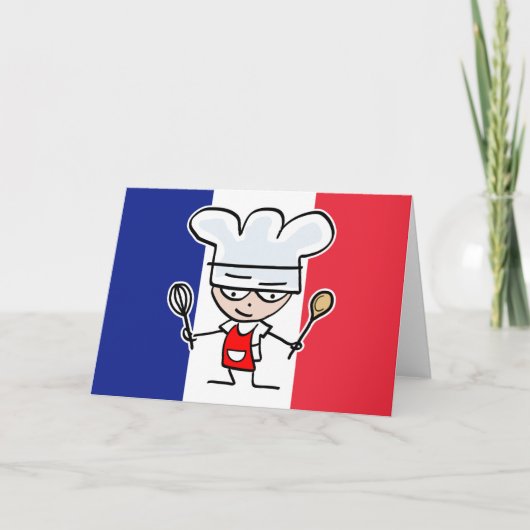 Het Franse ontwerp van het Wenskaart van de Kaart (Voorkant)