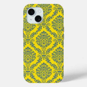 Het Franse Patroon van het Damast van het Imperium iPhone 15 Case