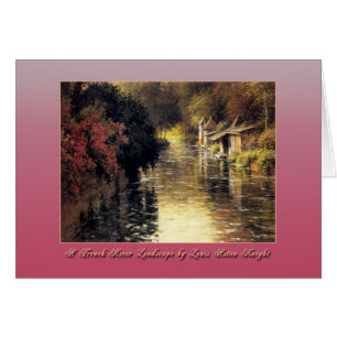 Het Franse rivierlandschap Louis Aston Knight