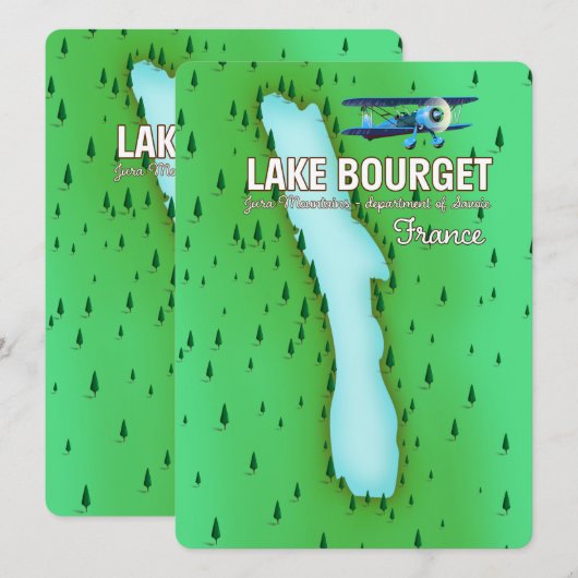 Het Franse schitterende reisposter Bourget (Voorkant / Achterkant)
