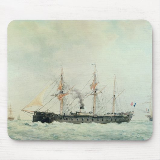 Het Franse slagschip "La Gloire", 1880 Muismat (Voorkant)